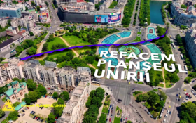 Doi ani de șantier pentru înlocuirea Planșeului Unirii cu un pod nou peste Dâmbovița