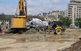 Lucrările la planșeul Unirii intră într-o nouă etapă – restricții noi de circulație