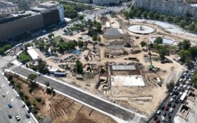 Circulația rutieră, redeschisă în Piața Unirii, pe drumul care face legătura între Splaiul Independenței și Bulevardul Corneliu Coposu